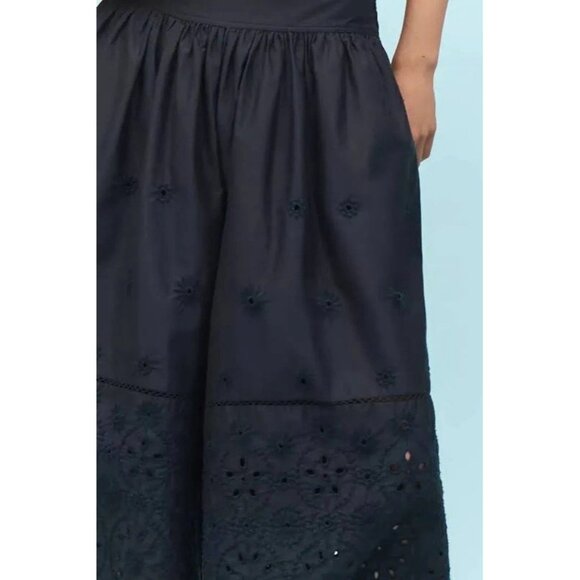 NWT Size S -Anthropologie 100% Cotton Embroidered Skirty Culottes (NWT US$ 128) - Picture 4 of 12